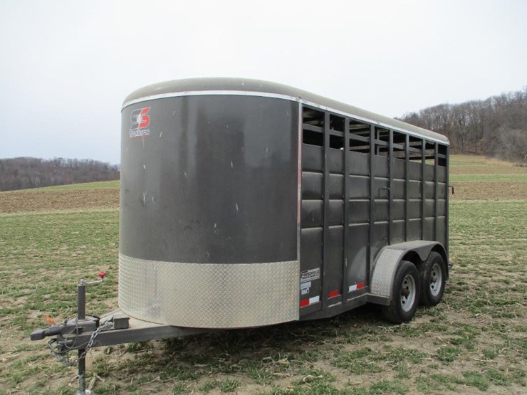#1872 • 2020 S&S Trailers Cattle Trailer by Hansen Auction Group ...