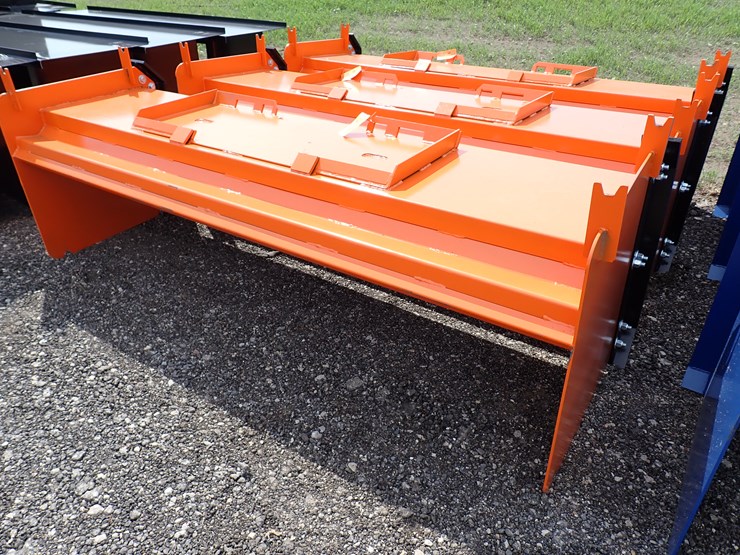 2608 • Snow Pusher with Steel Blades by Hansen Auction Group Auction