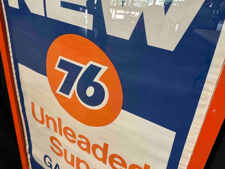 new-76-unleaded-gasoline-framed-poster---31"-x-47"-image-2