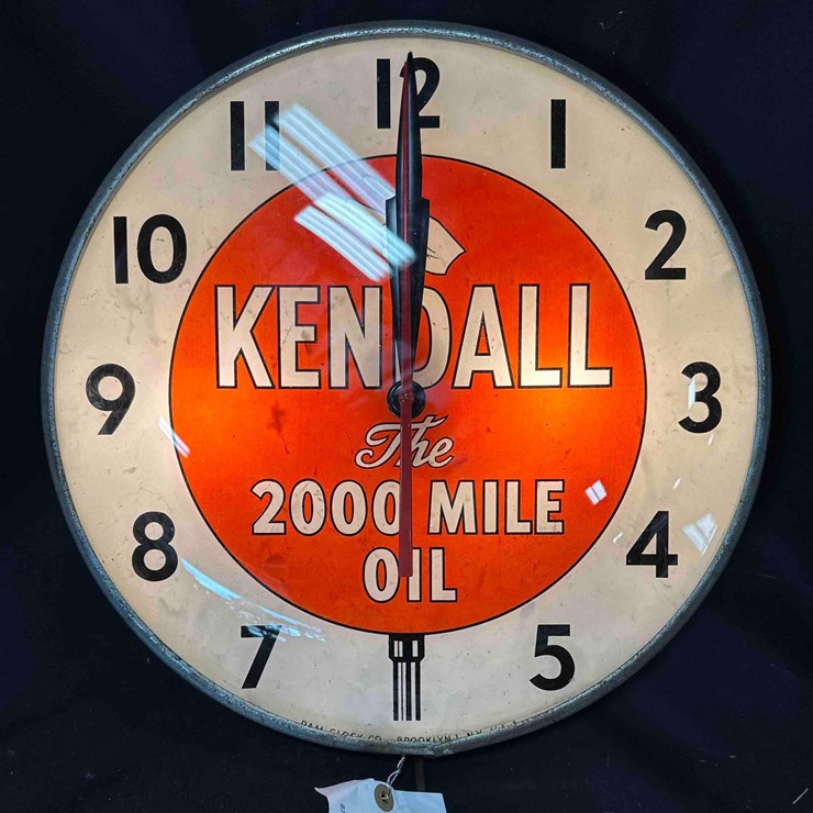 KENDALL LIGHTED CLOCK - 15" ROUND