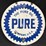 the-pure-oil-co.-porcelian-sign---30"-round---double-sided-image-1