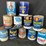 (11)-misc.-vintage-lubricant-cans---some-are-full-image-1
