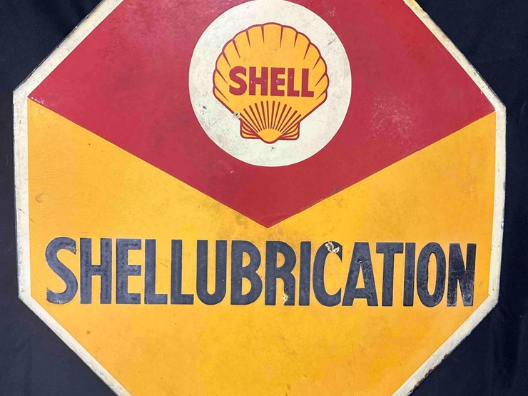 shellubrication-porcaelian-sign---30"-x-30"---double-sided---repaired-image-1