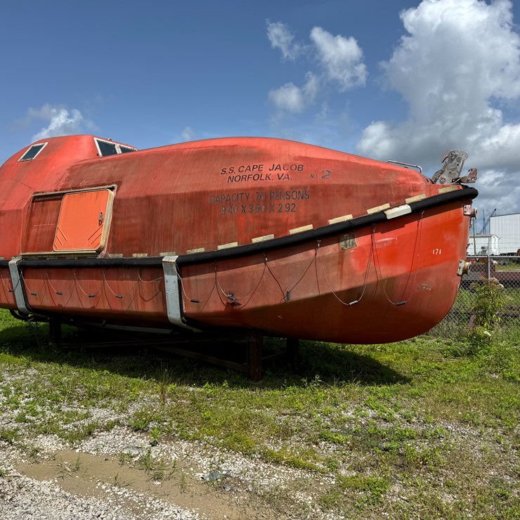 #3 • 70 PERSON EMERGENCY ESCAPE BOAT | DSL POWERED