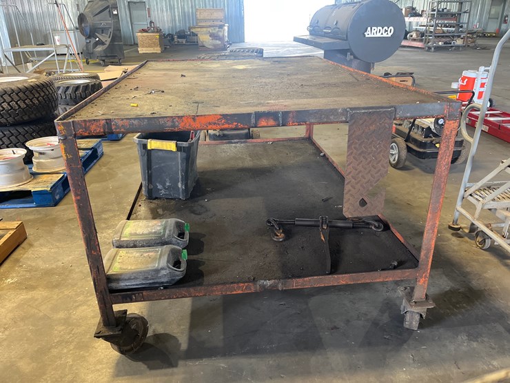 #83-•-metal-work-table-on-casters-image-2