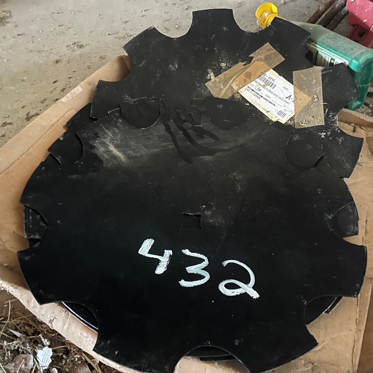 #432 • LOT OF 5 NOTCHED GRIZZLY DISC BLADES
