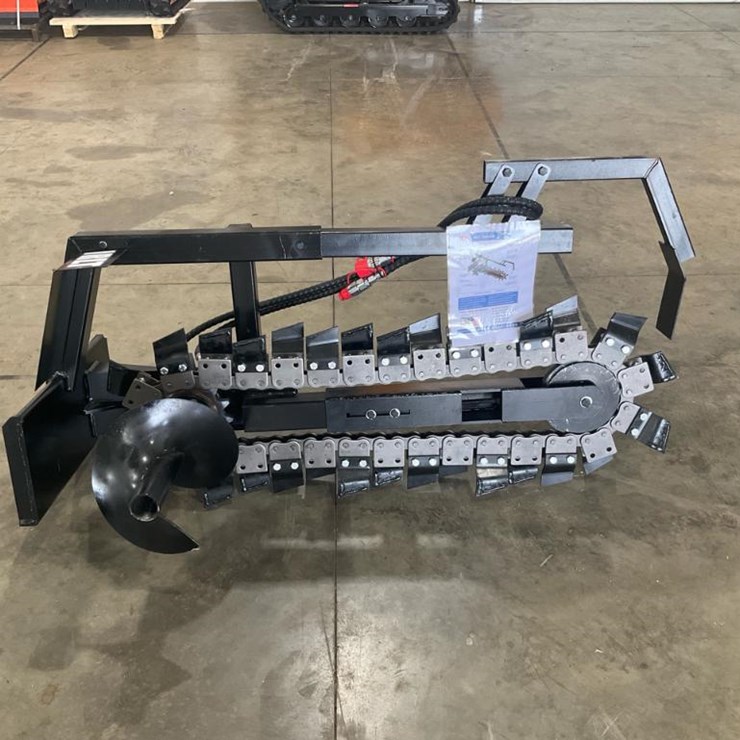 #1363 • Unused Mini Skid Steer Trencher