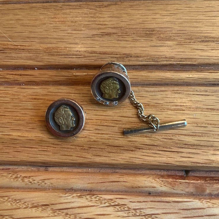 (2) John Deere Service Pin + Tie Chain
