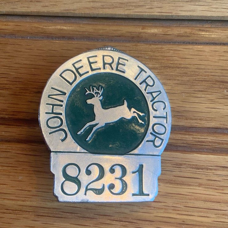 John Deere Tractor Employee Badge