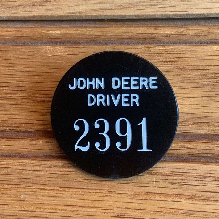 John Deere Driver Badge
