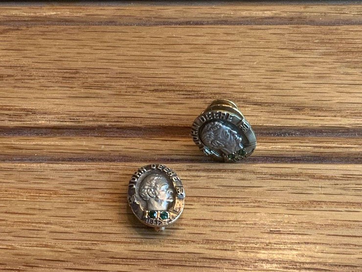 (2)-john-deere-30-year-service-pins-image-1
