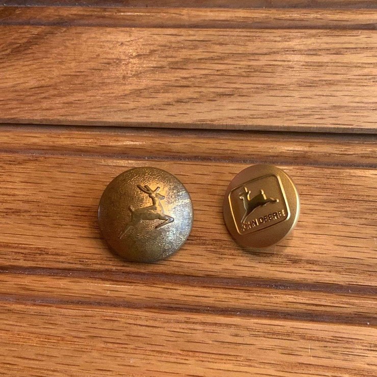 (2) John Deere Buttons