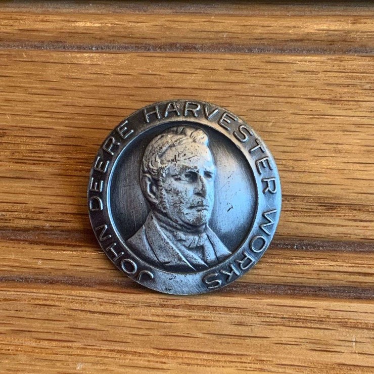 John Deere Harvester Works Employee Badge