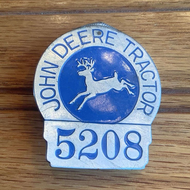 John Deere Tractor Employee Badge