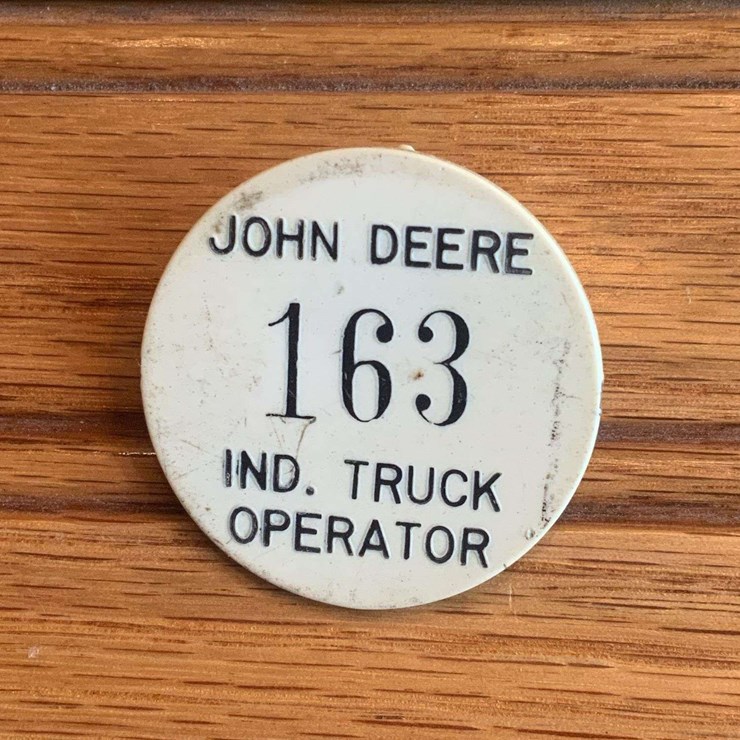 John Deere Industrial Truck Operator Badge