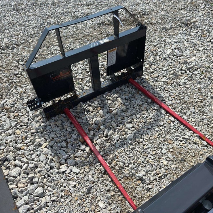 Skid Steer Bale Fork Attachment