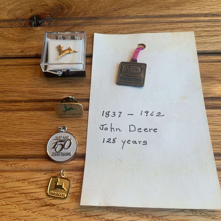 (5) John Deere Pins + Charms