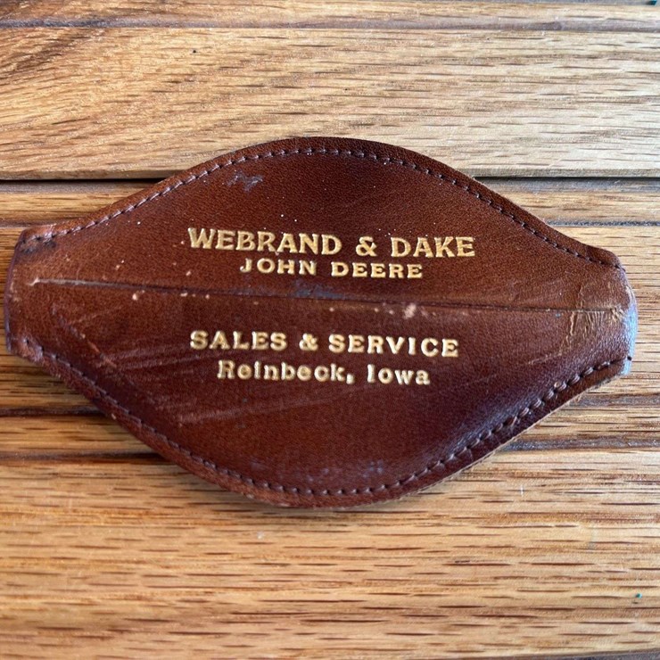 John Deere Leather Coin Purse
