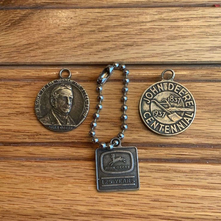 (3) John Deere Charms