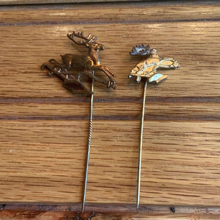 (2) John Deere Straight Pins