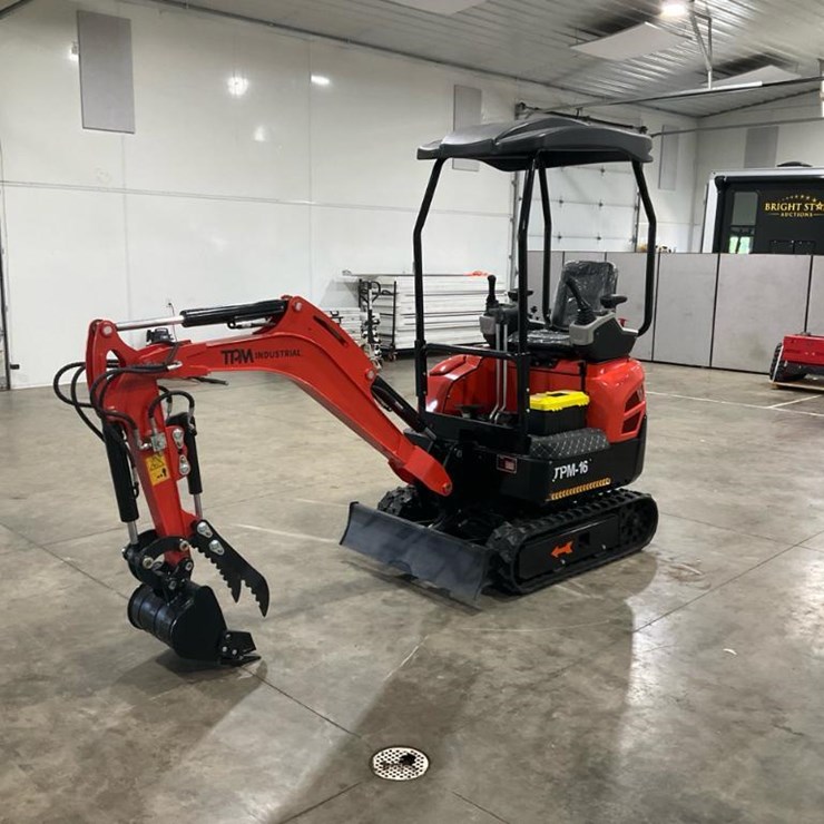 #1201 • Unused TPM-16 Mini Hydraulic Excavator