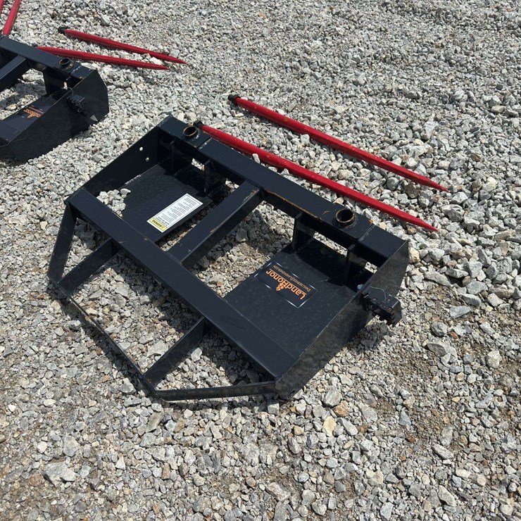 Skid Steer Bale Spear Attachment