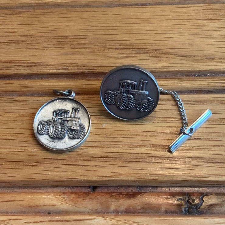 (2) 1974 John Deere Minneapolis Charm + Tie Chain