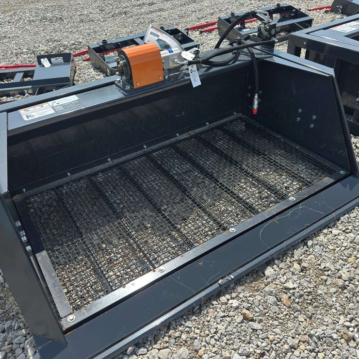 Skid Steer Screening Bucket Attachment