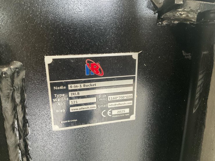 #1357-•-unused-mini-skid-steer-4in1-bucket-image-2