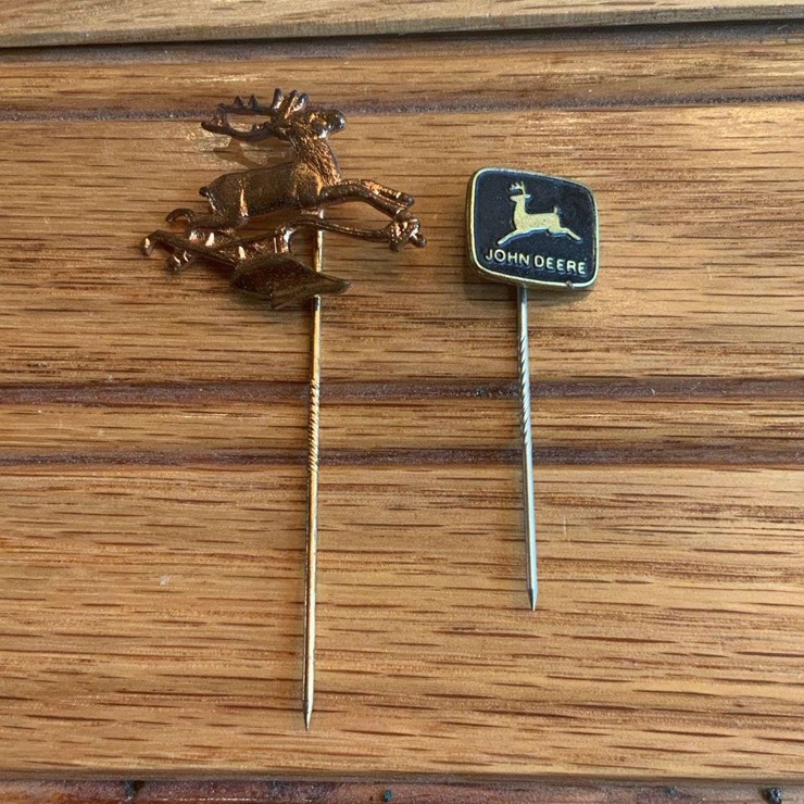 (2) John Deere Straight Pins
