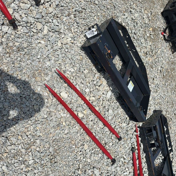 Skid Steer Bale Fork Attachment