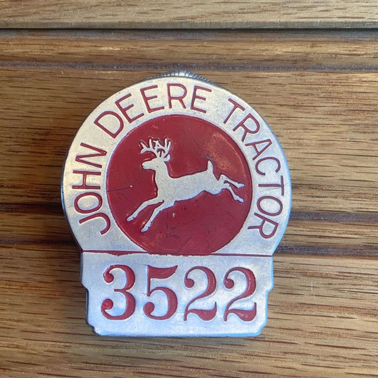 John Deere Tractor Employee Badge