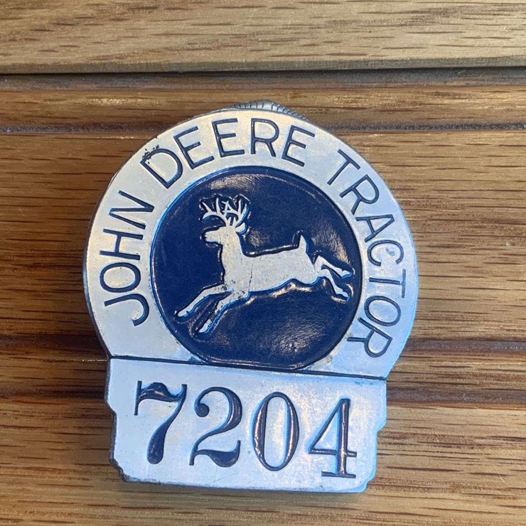 John Deere Tractor Employee Badge