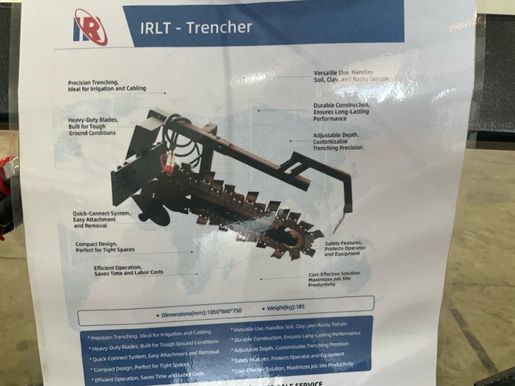 #1363-•-unused-mini-skid-steer-trencher-image-3