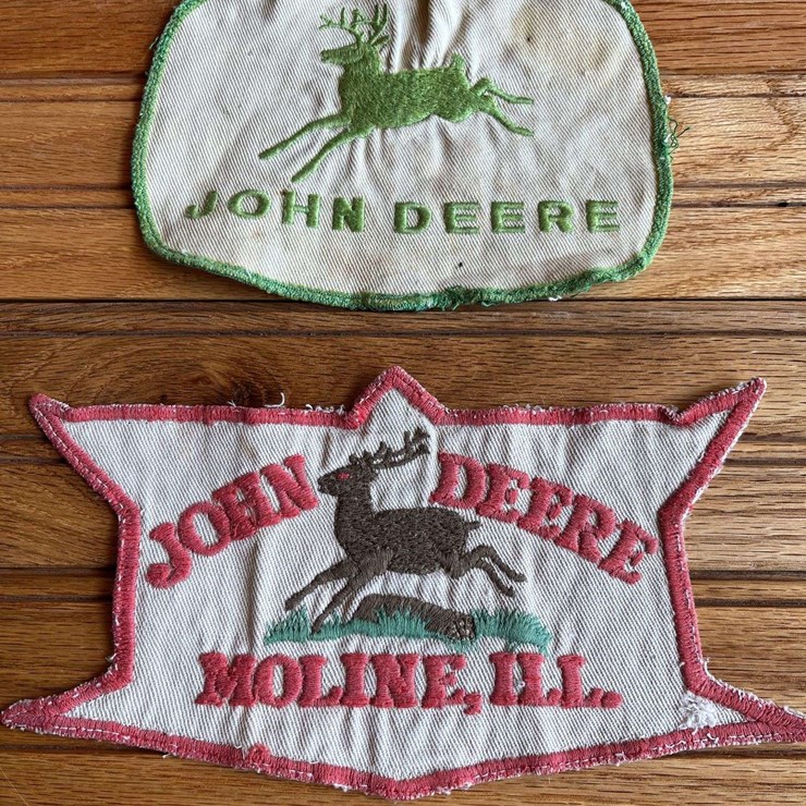 (2) John Deere Patches