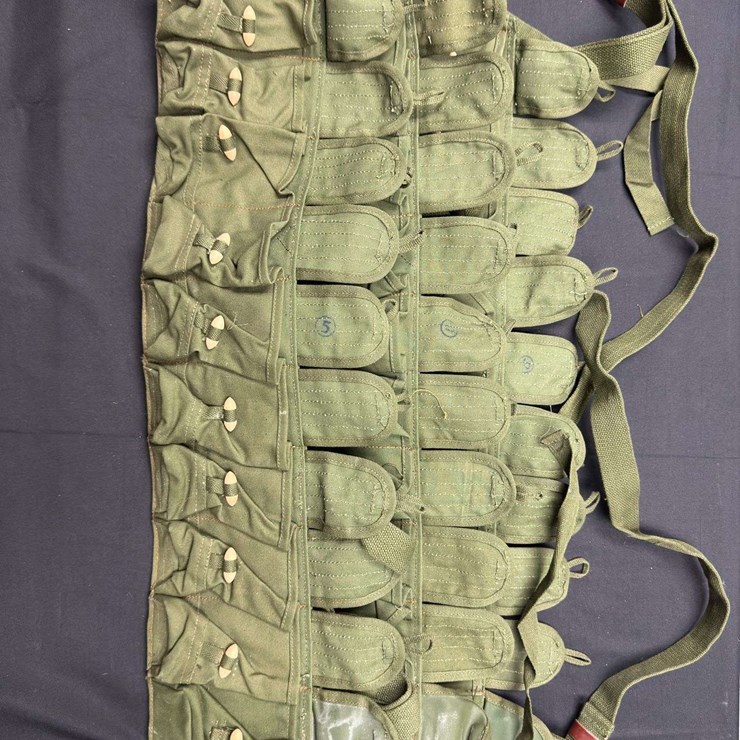 (3)-Chinese Type 56 SKS Chest Rig/Bandoleers