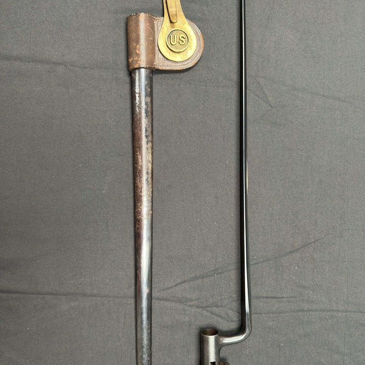 US Model 1873 Springfield Trapdoor Socket Bayonet w/Scabbard