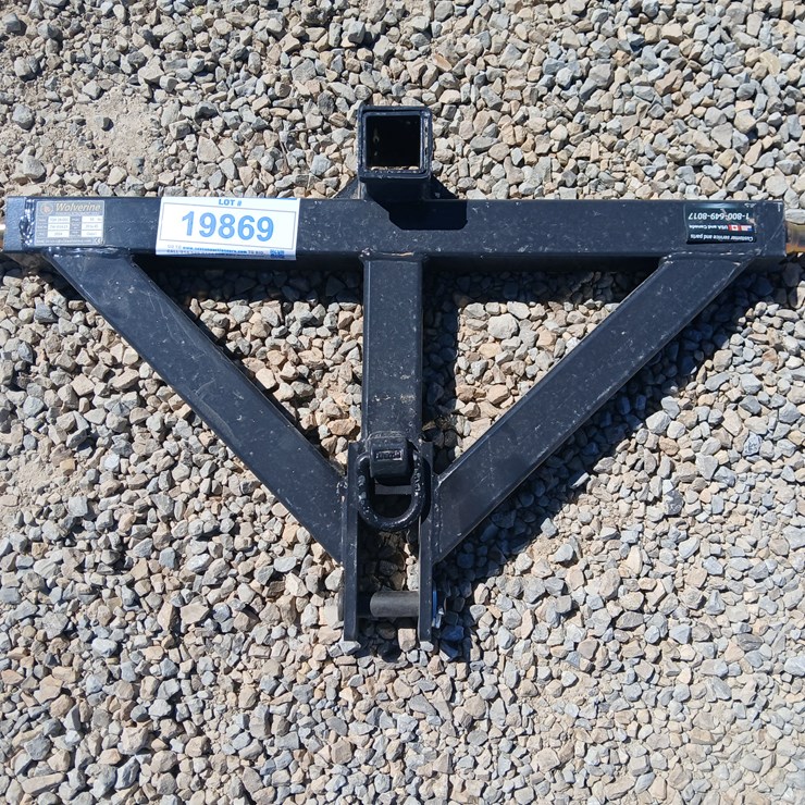 #19869 • Wolverine 3-point Trailer Hitch 2" Receiver