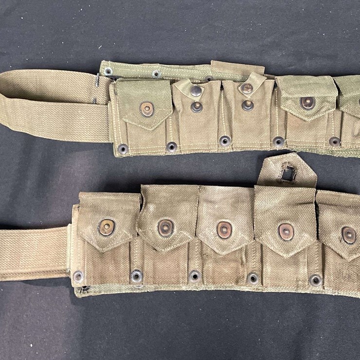 (2)-US WW2 Ammo Belts