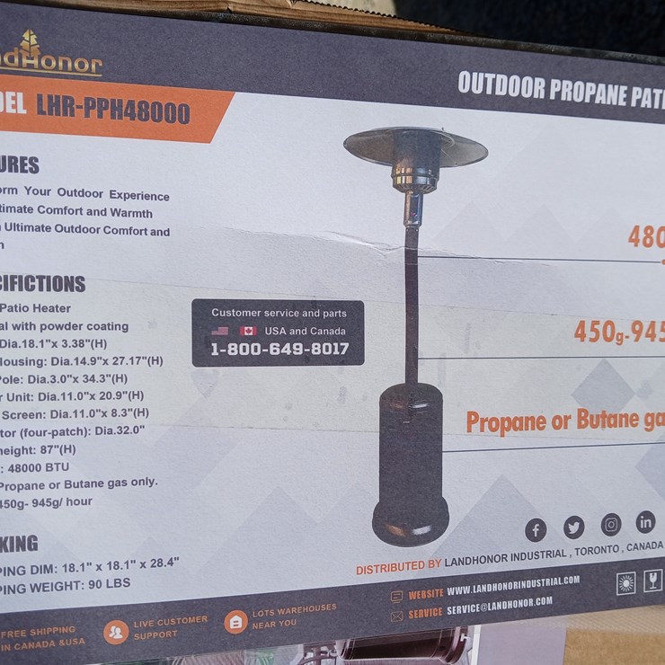 #19564 • Landhonor Patio Heater