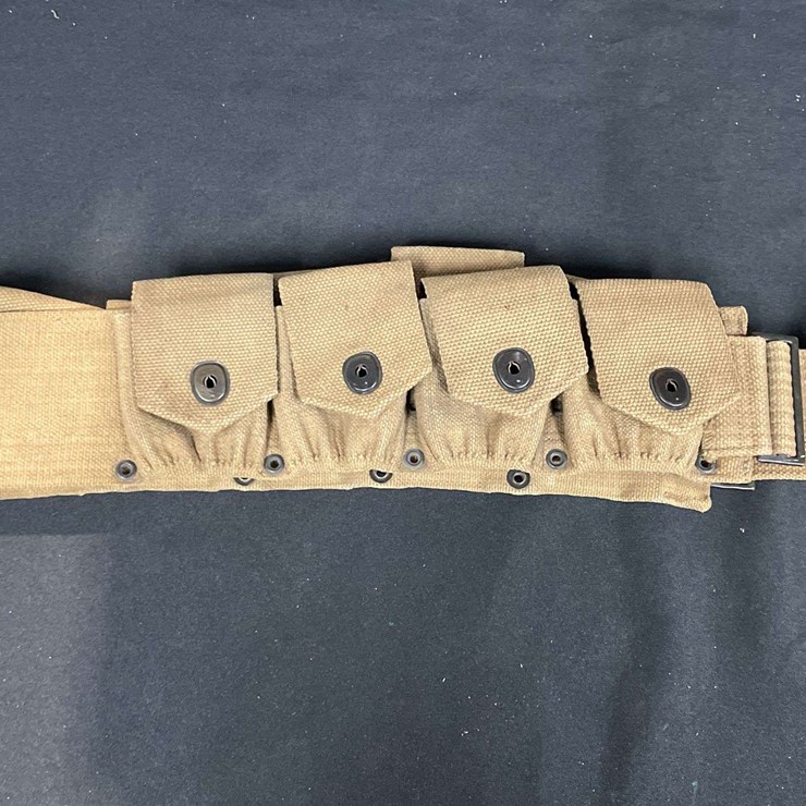 US WW1 ID'd Russell Mfg. Ammo Belt