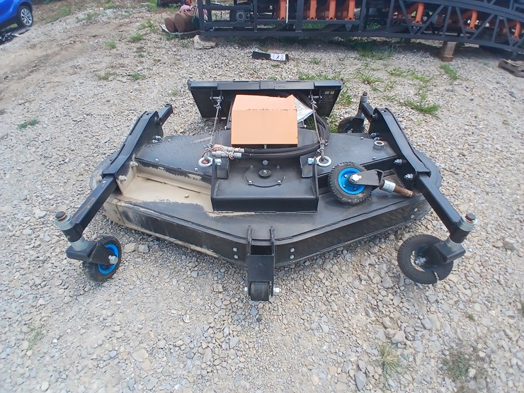 #19696-•-wolverine-3-blade-mower-skid-steer-attachment-[damaged]-image-1