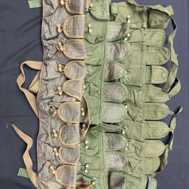 (3)-Chinese Type 56 SKS Chest Rig/Bandoleers