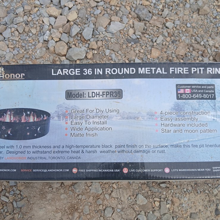 #20551 • 36" Round Metal Fire Pit Ring