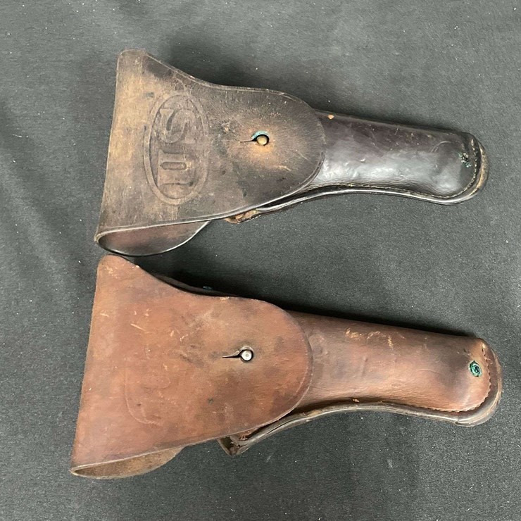 (2)-US WW2 .45 Cal. Leather Holsters