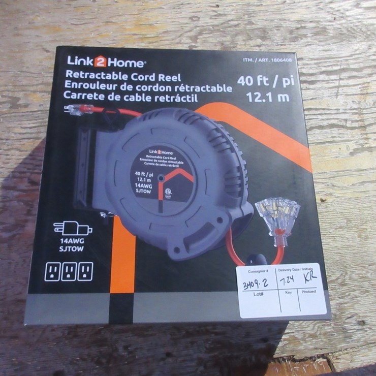 Unused Link 2 Home Electrical Cord & Reel,