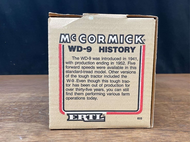 1/16-mccormick-wd-9-special-edition-nib-ertl-image-3