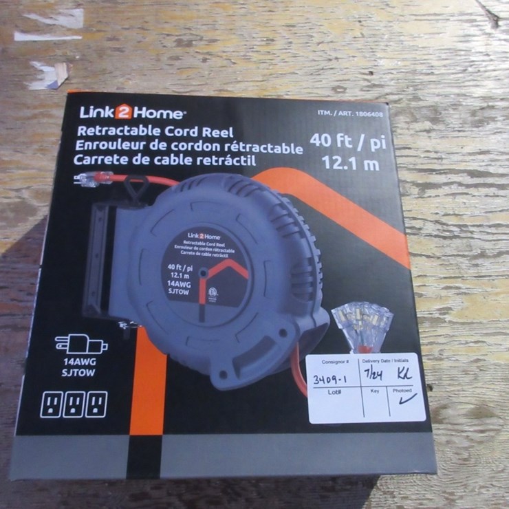 Unused Link 2 Home Electrical Cord & Reel,