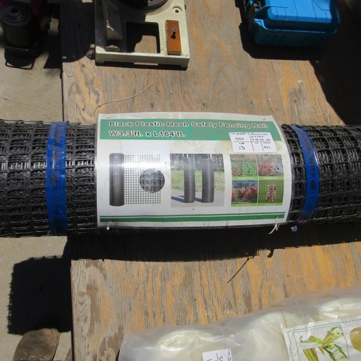 New Unused 3.3' x 164' Plastic Mesh Fencing Roll