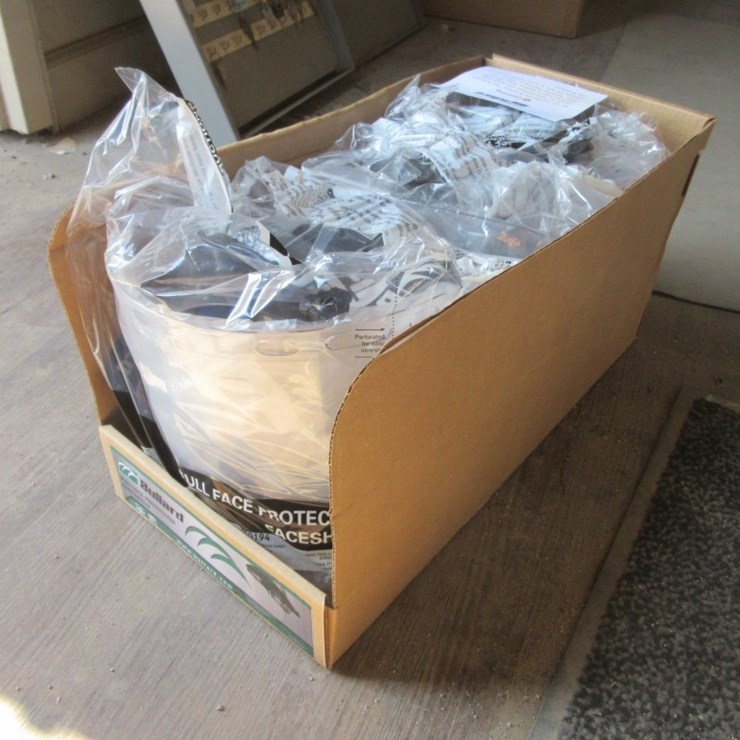 Lot Of New Unused Bullard Face Protection Shields,